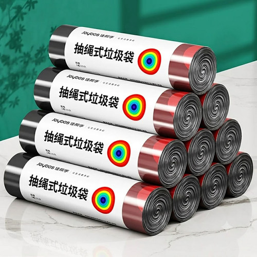 佳帮手抽绳垃圾袋家用加厚塑料袋