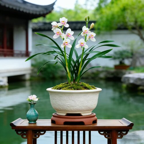 建兰玉娇浓香大花蕙兰苗室内外