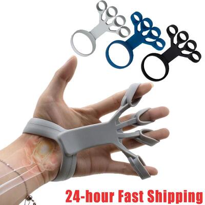 Silicone Finger Trainer Wrist Srength Exercise Hand Grip Fin