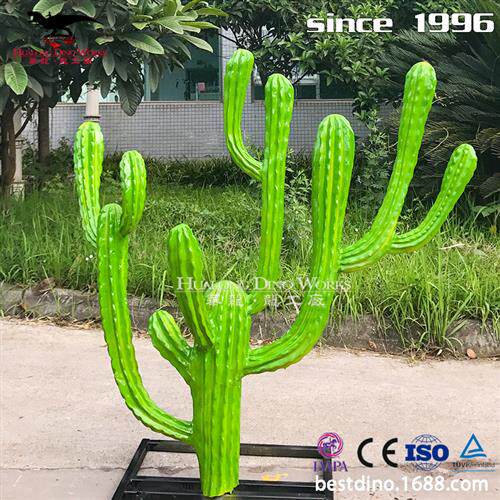 仿真仙人掌植物制作工厂室内外园林设计植被PV树脂树叶模具摆件