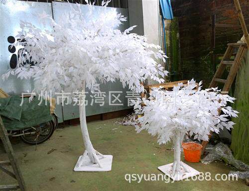 仿真白榕树大型植物许愿树景区造型摆件橱窗装饰道具仿真园艺绿植