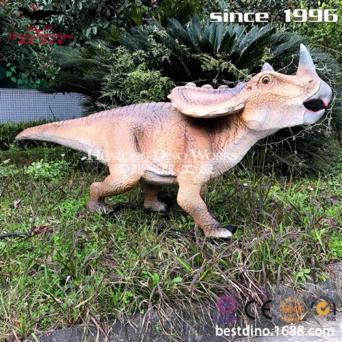 制作模型工厂仿真恐龙三角龙霸王龙模型工艺品花园主题公园摆件