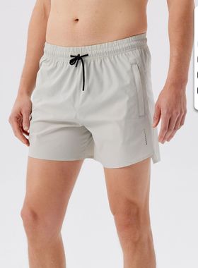 运动短裤running马拉松梭织男可放冰丝breathable衬里BOSS三分