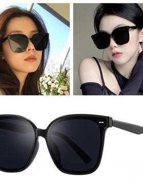 日本品质高清偏光墨镜男女新款大框显瘦防晒太阳镜开车驾驶防紫外