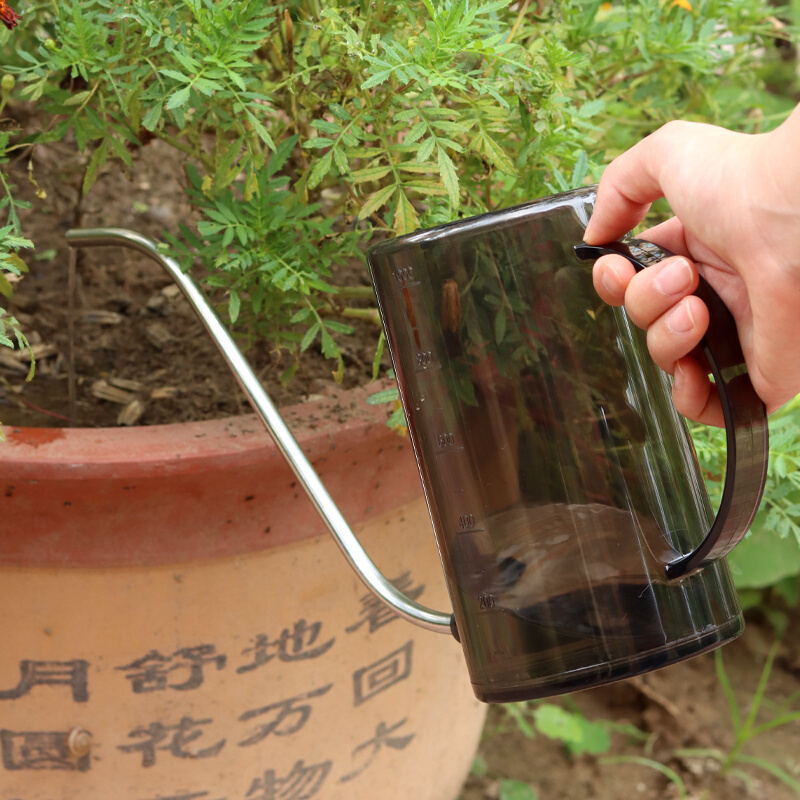 家用园艺多肉植物洒水壶花卉盆栽室内浇水壶长嘴不锈钢浇花水壶