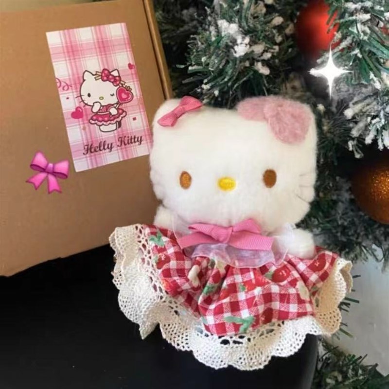 ins少女心kittyp公仔毛绒可爱挂件礼物高颜值包包钥匙扣玩偶挂饰