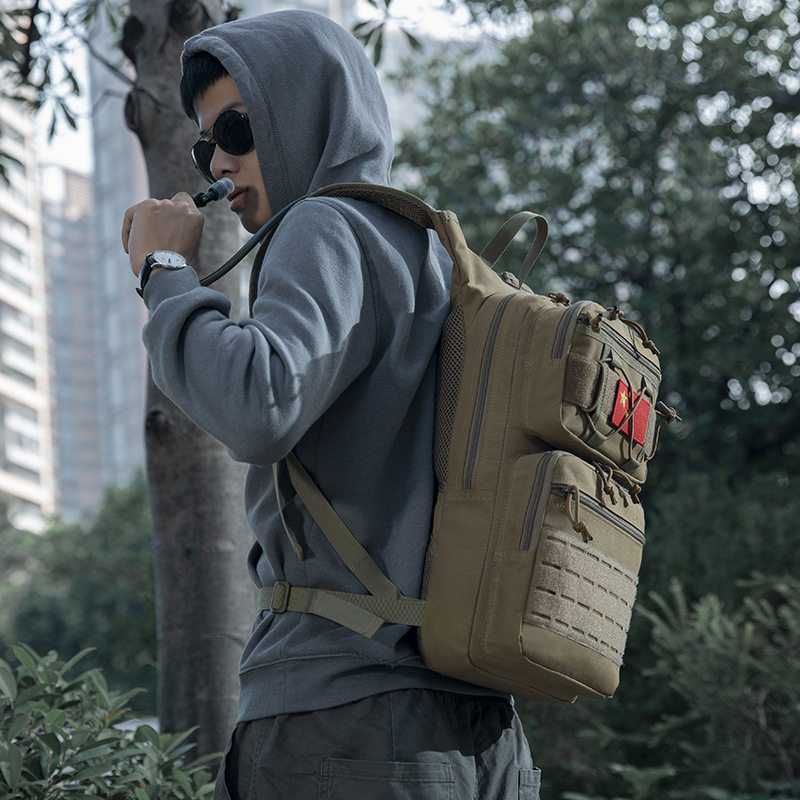 VANA OUTDOOR CYCLING HYDRATION PACK CAMO MULTIFUNCTIONAL TACTICAL ATTACK BACKPACK CAMPING MOUNTAINEERING TRAVEL BAG