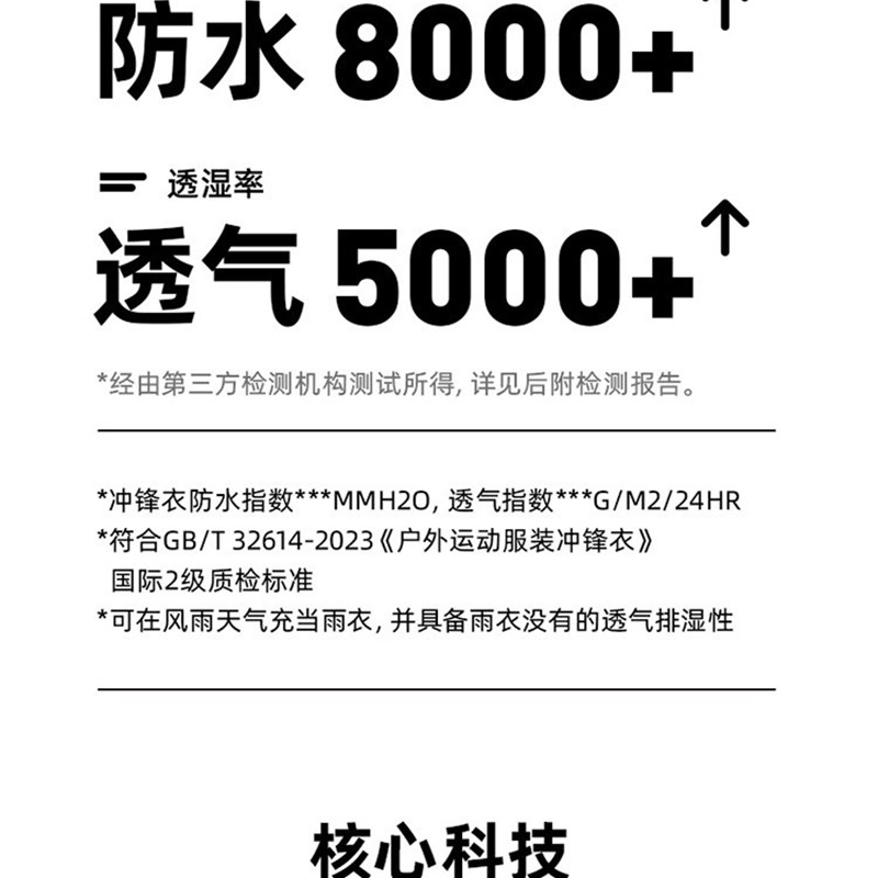 国标冲锋衣女三合一冲锋衣男杜邦三防防泼水防风户外爬山登山外套