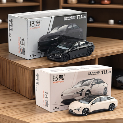 拓意164小鹏m30合金车模摆件