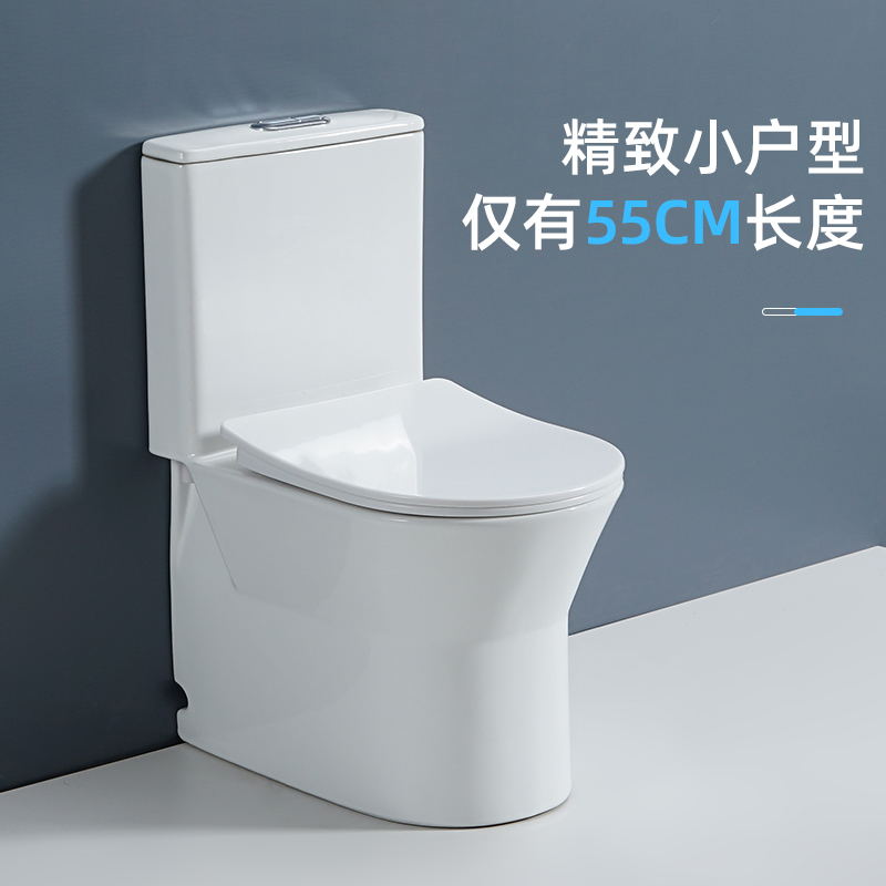 迷尔马桶小尺寸短款马桶超漩虹吸式小户型超短小号座便器最短马桶