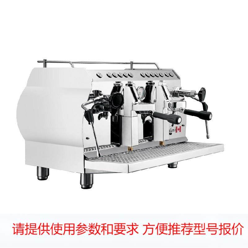 商用双头咖啡机稳压9Bar萃取电控E61冲煮头11L子母锅炉意式咖啡机