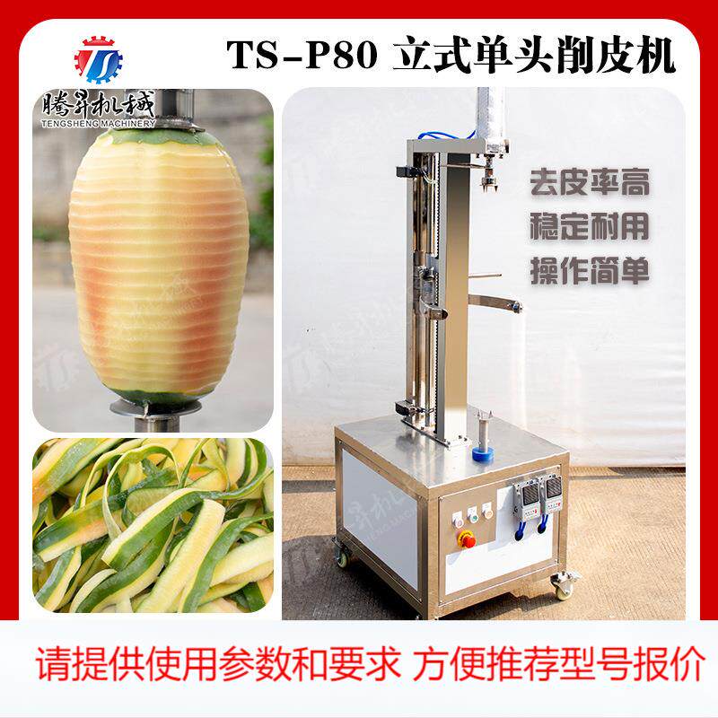 现货供应单头瓜果削皮机 新疆黄河蜜瓜去皮机 西瓜刨皮机厂家