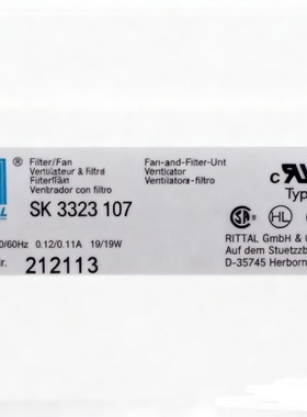 德国RITTAL SK3323107 230V 19/18W 威图机柜过滤散热风扇