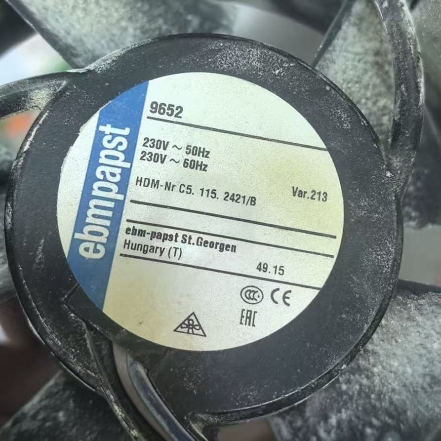 TYP 9652 海德堡印刷机配件SM102 CD102CD74收纸风扇 AC230V全新