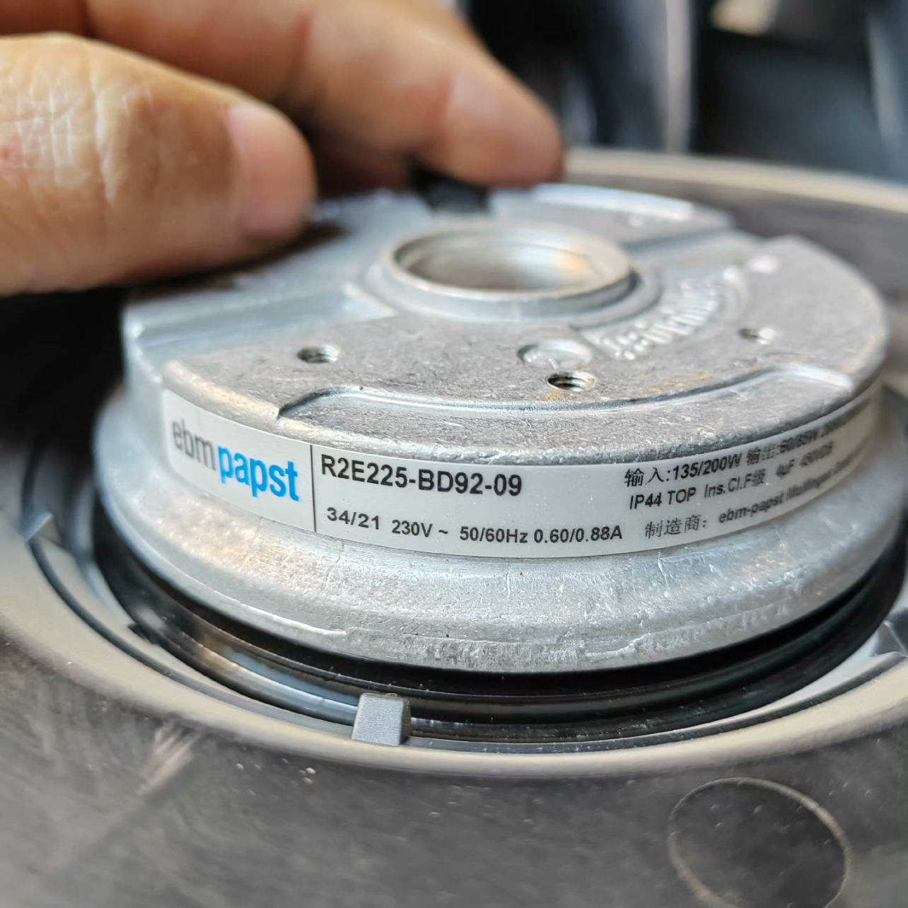 R2E225-BD92-09风扇ebmpapst消毒柜净化器散热器风机M2E068-DF