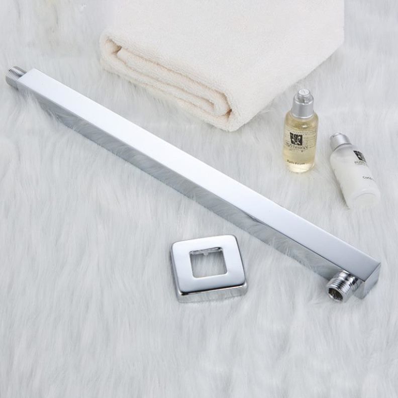 暗装淋浴配件入墙式顶喷支撑连接横杆短加长喷头固定管花洒支架