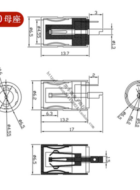 DC-083 DC电源母头母座 DC4530 4.5*3.0MM 7406 7450 7550 7909