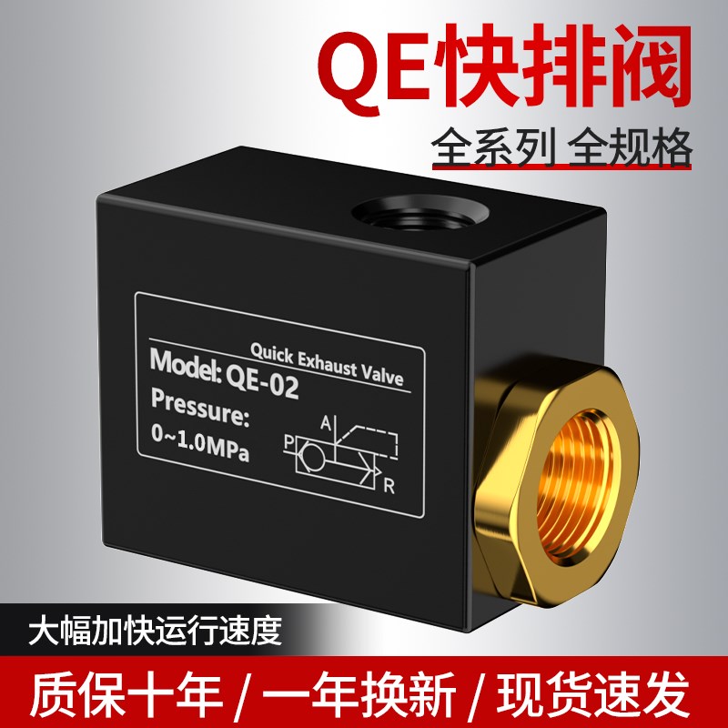 热销快速排气阀QE-01 QE-02 QE-03-04自动快排阀气缸行程控制阀放