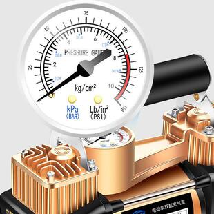 热销电瓶车电动充气泵48v60v72v真空胎通用便携式高压打气轮胎加