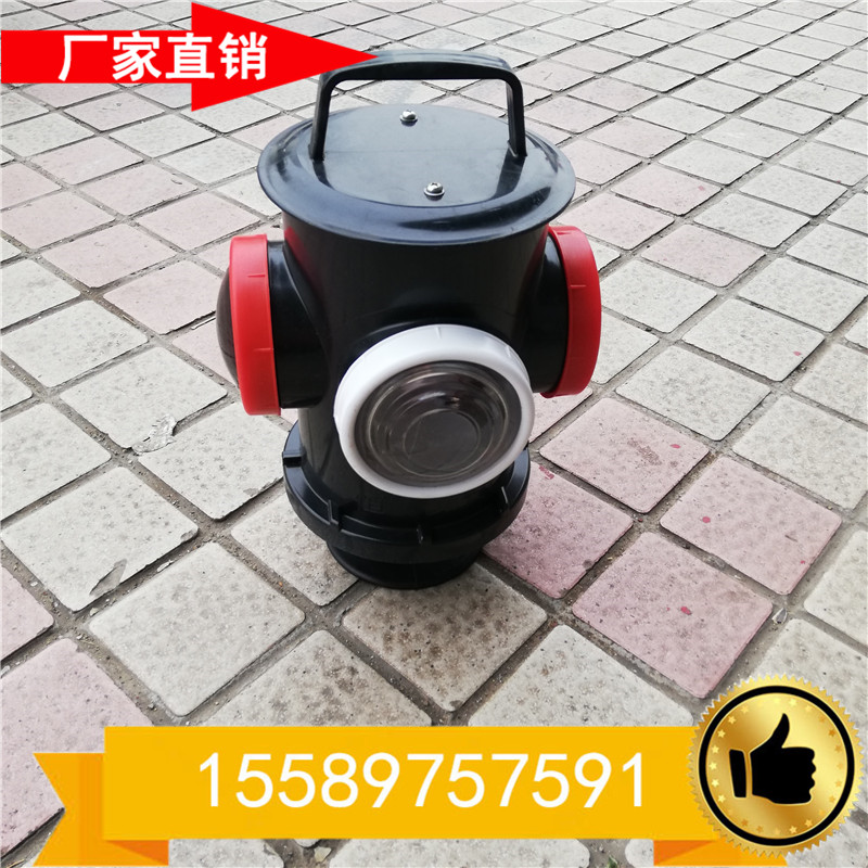 热销转辙器信号灯 充电式铁路信号灯 能充电的道岔信号灯四面双色
