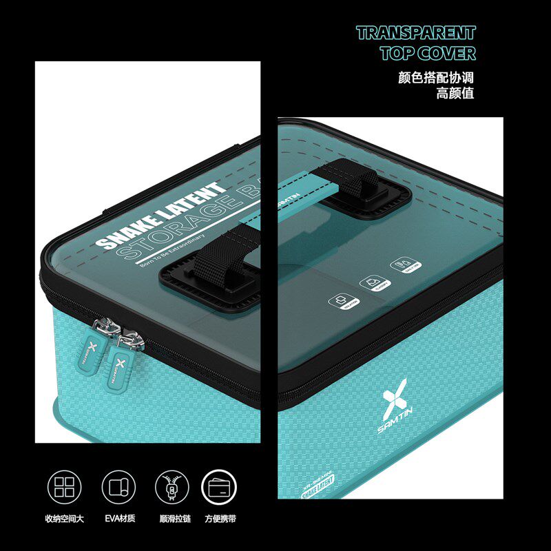 热销雷臣XR-918渔具收纳盒钓箱多功能工具包钓鱼配件盒线组漂盒工