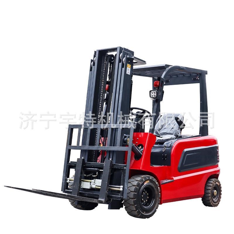 热销热销电动叉车小型0.5吨1吨三轮座驾式叉车三支点液压堆高装卸
