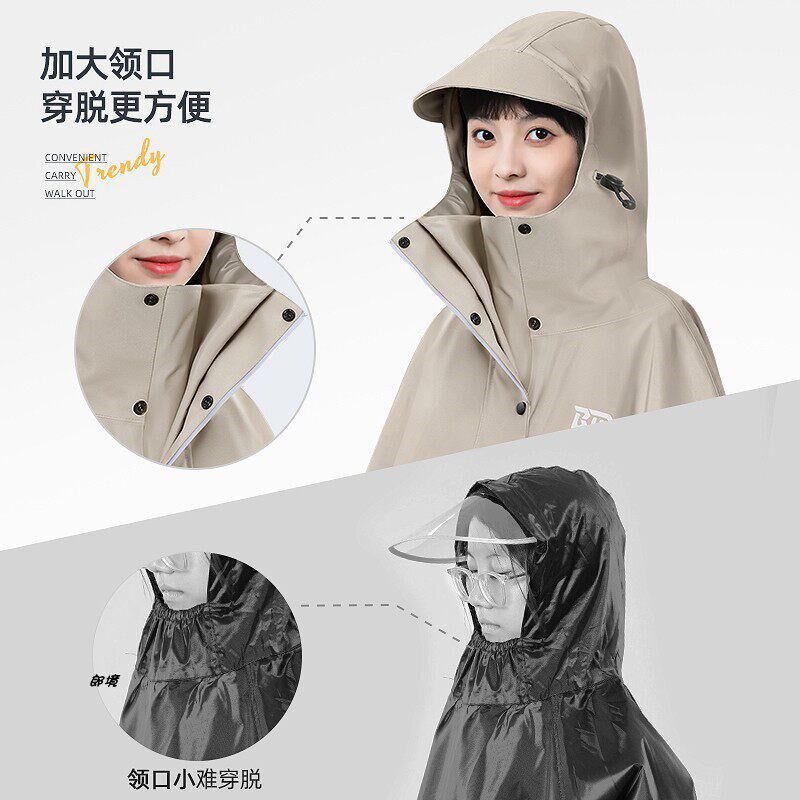 热销人车分离式雨衣骑车专用电动车外卖穿脱男女士方便全身骑行一