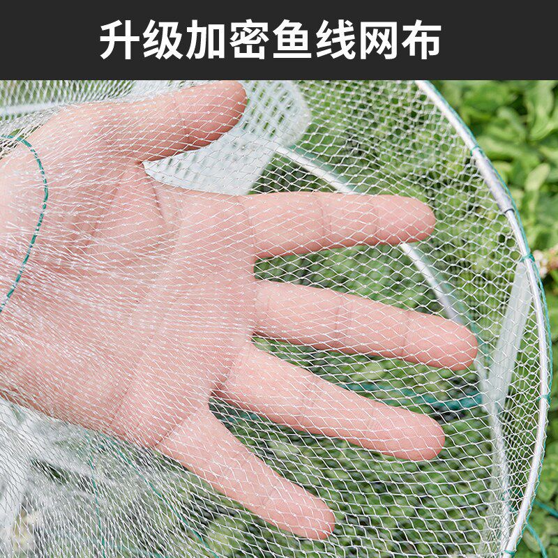 热销捕虾专用虾笼鱼笼地网抓扑螃蟹黄鳝网子龙虾神器工具渔网麦穗