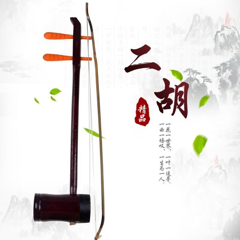 热销包邮初学者民族乐器胡二胡胡琴传统入门拉弦枫木民族学习乐器