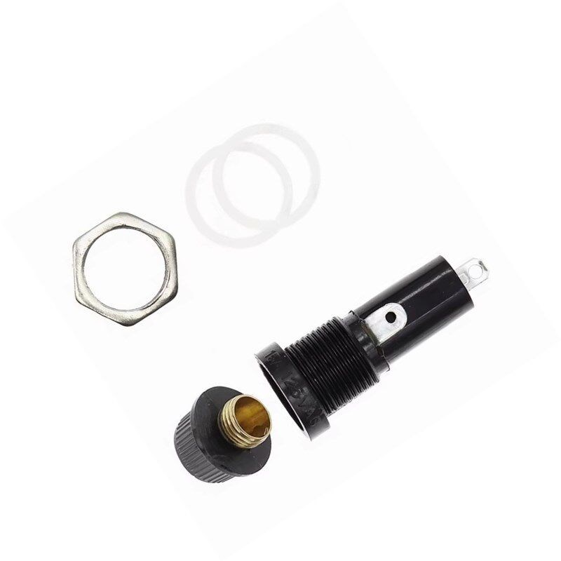 热销黑色FUSE 5*20 5X20mm / 6*30MM保险管座 玻璃管 保险丝座 熔