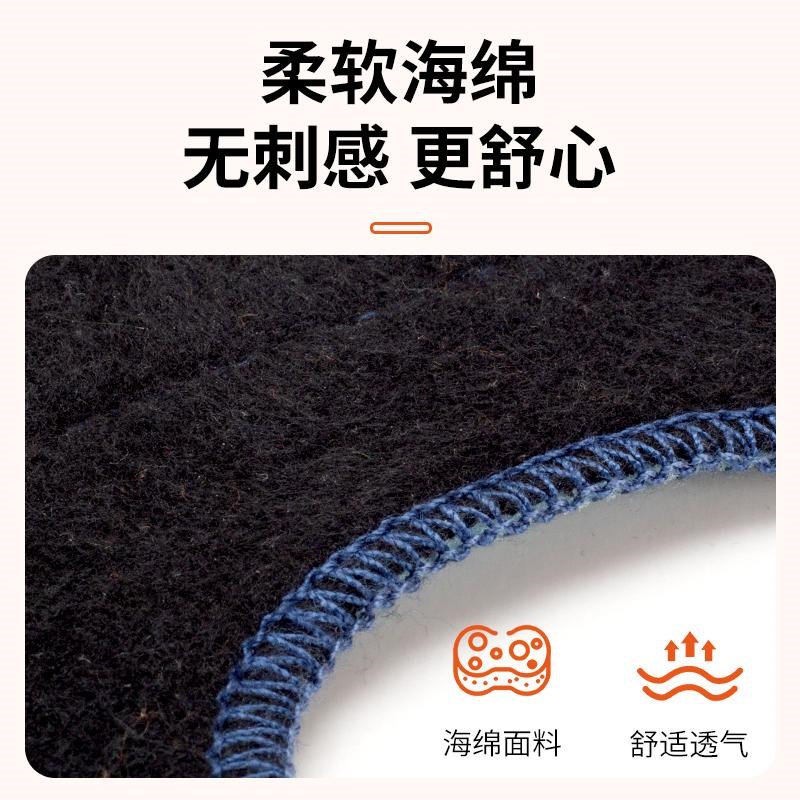 热销安全帽配件黑色吸汗带海棉内衬垫止汗垫吸汗垫额头垫通用吸汗图片