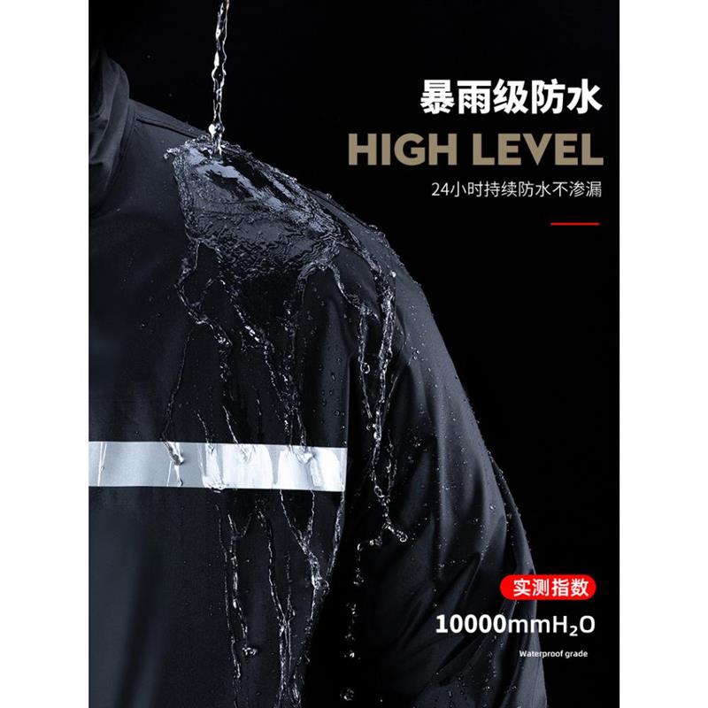 热销农民干活雨衣采茶叶雨裤套装成人外穿分体式牛津布防暴雨劳保