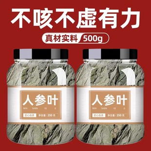 人参叶新鲜500g中药材正品官方旗舰店散装药用泡茶泡水野生长白山
