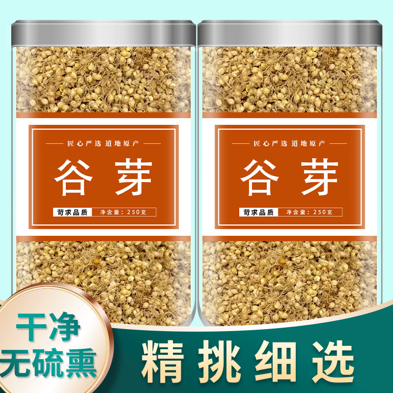 安国中药材市场批 发无硫谷芽 可以炒制谷芽 1000克选货