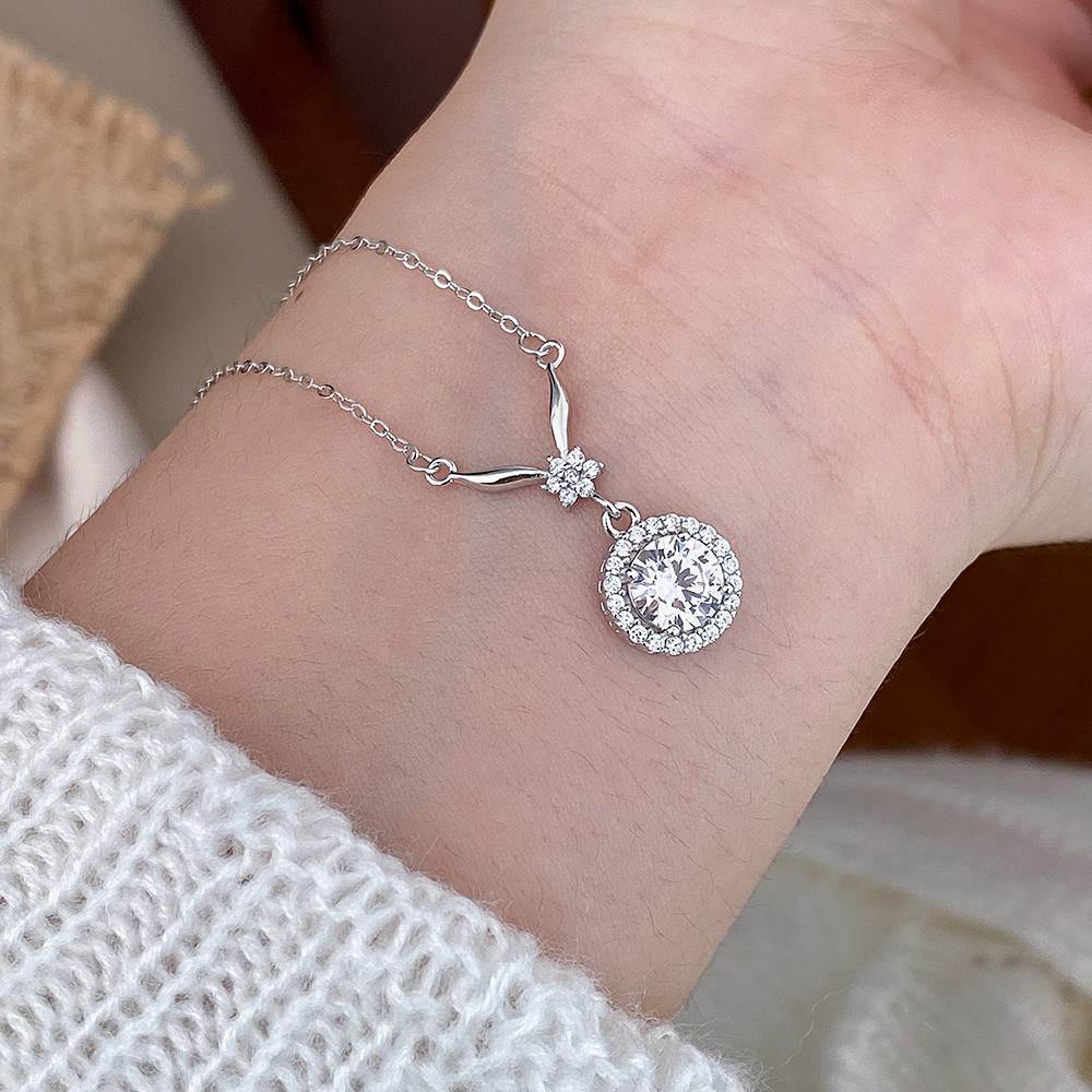 日本品质s925纯银美人鱼尾项链优雅时尚高级感锁骨链气质通勤百搭