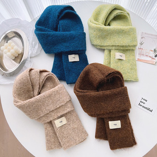 日本品质egg围巾女秋冬季 高级感氛围感软糯毛线针织围脖百搭纯色