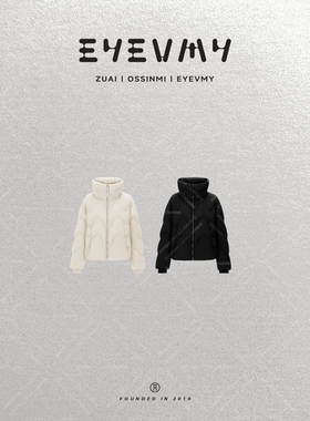 【热浪0感泡芙】90白鸭绒短款立领羽绒服面包服外套WT54OWK012