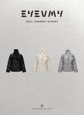 【拿捏冬日鹅绒服】90白鹅绒围巾短款羽绒服面包服外套WT54OWK035