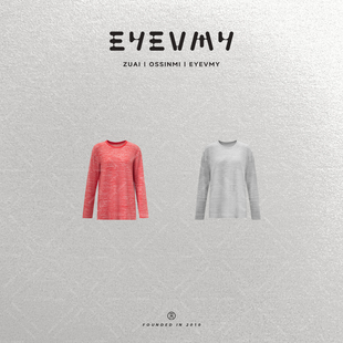 T恤WT54ASY006 松弛软糯绒感休闲长袖 棉花糖