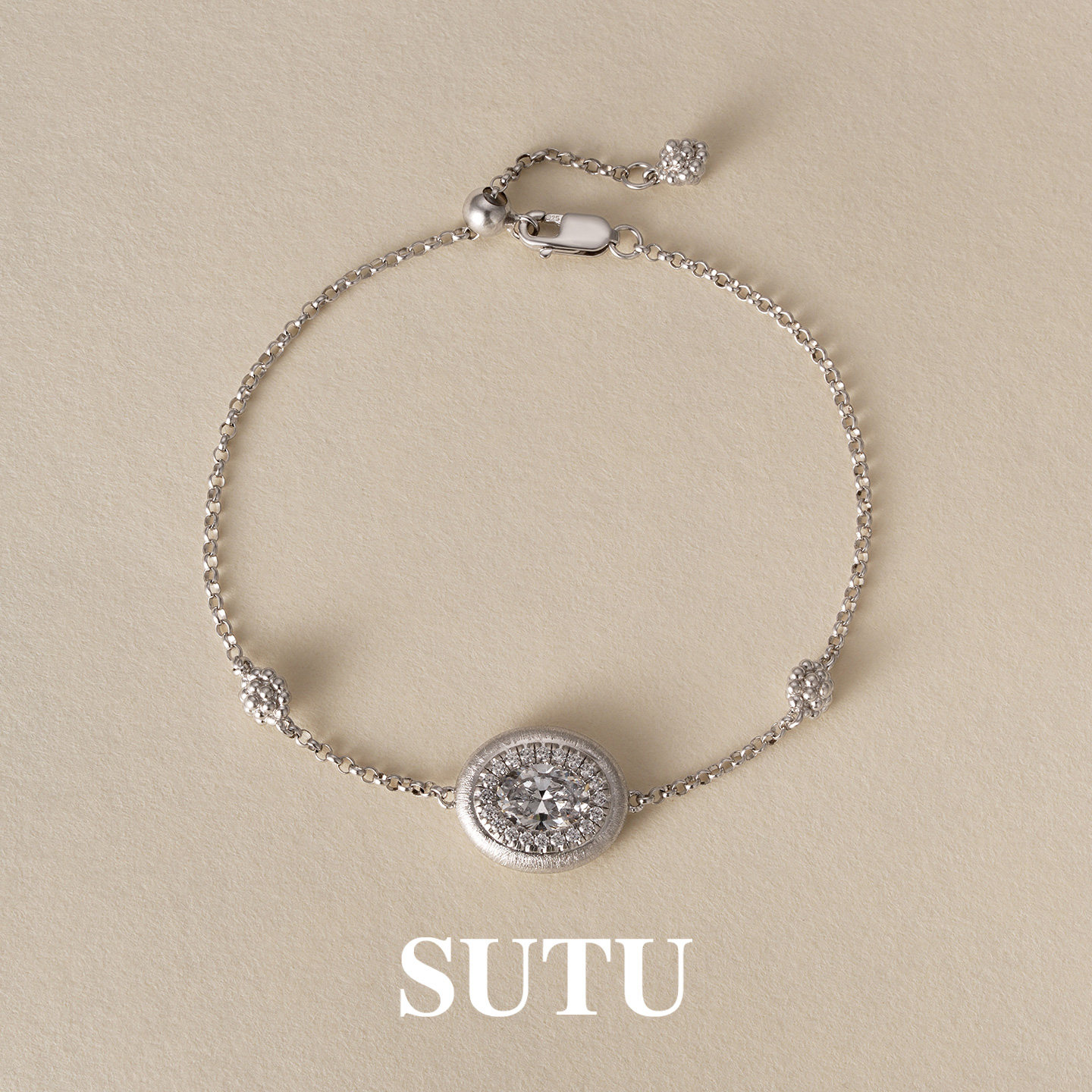 素图新款925银鸽子蛋轻奢手链精致法式复古手饰小众设计高级饰品,饰品/流行首饰/时尚饰品新,手链,淘宝优惠券,粉丝福利购,淘宝优惠卷