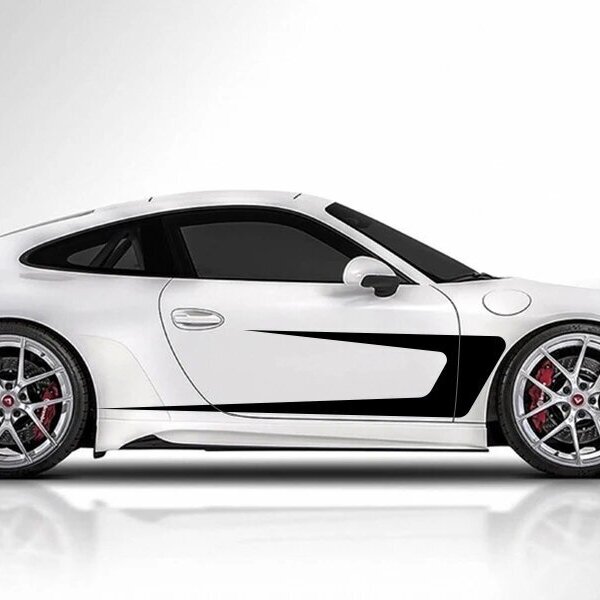 适用于奥迪A3A4菲亚特500马E46E60本田日产汽车侧裙贴纸改装