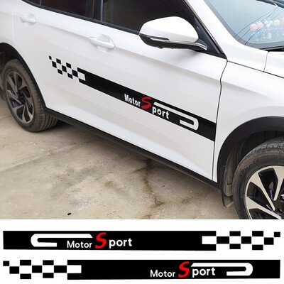 跨境TEMU亚马逊专供2pcs汽车通用划痕遮掩贴纸DIY汽车贴纸