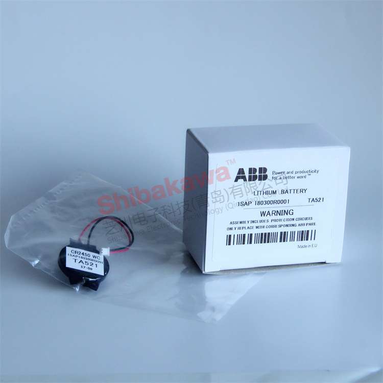 TA521 ABB PLC电池 CR2450 WC 1SAP180300R0001 3V锂电池优惠
