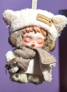 sp光织园沐木娃衣SKULLPANDA冬日乐章衣服二代盲盒公仔搪胶服装