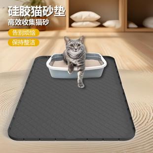 亚马逊爆款硅胶宠物垫耐磨耐抓宠物餐垫易清洁防滑猫砂垫批发定制