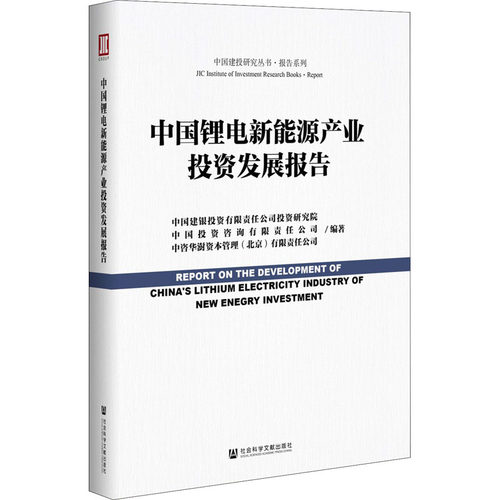 正版中国锂电新能源产业投资发展报告