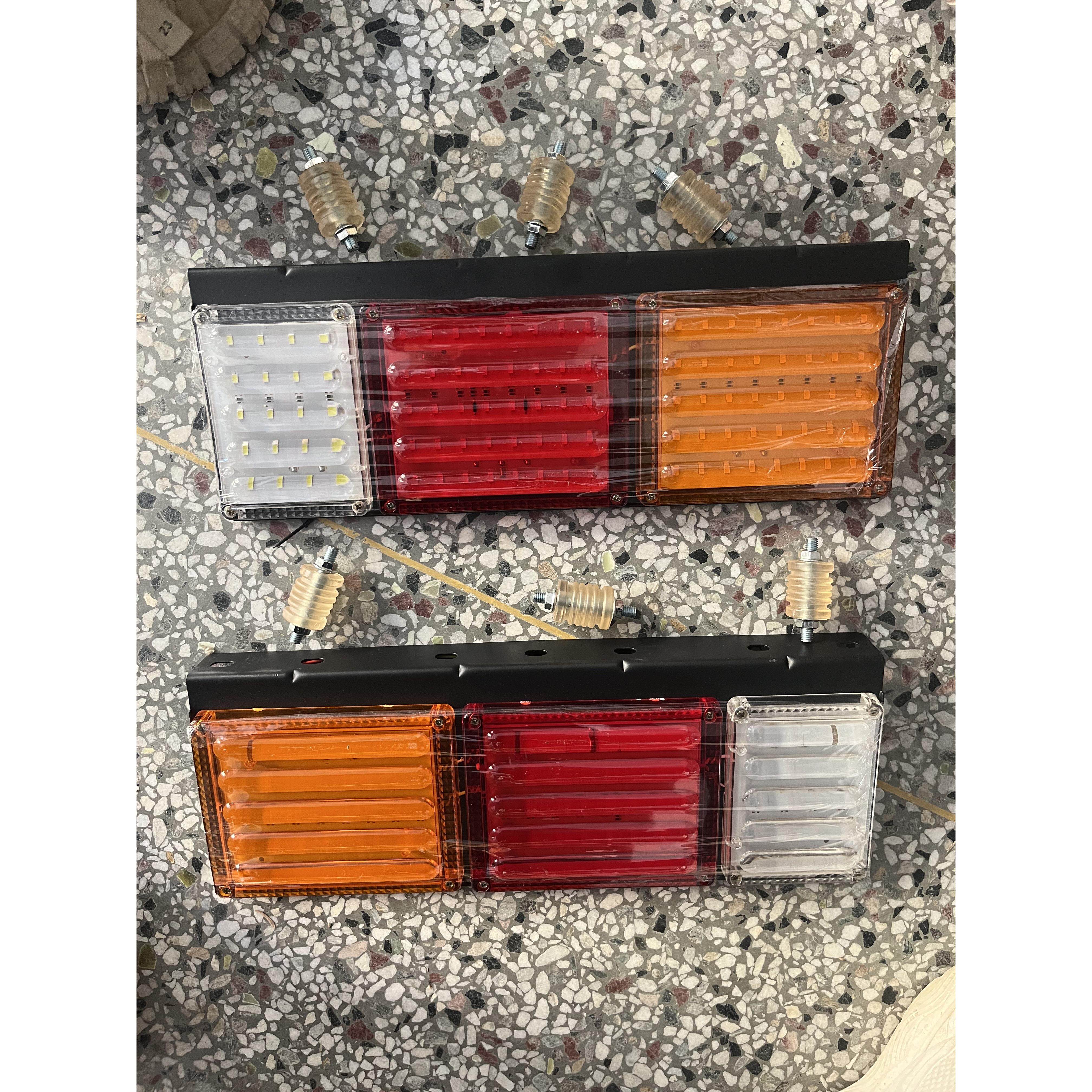 LED半挂车后尾灯总成吊架式巨能王大货车24V刹车灯防水高亮倒车灯