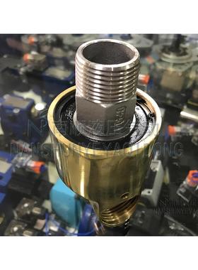 华旭HD系列单向冷空气油铜却水旋转接头HD15 HD20 HD25 HD32 HD40