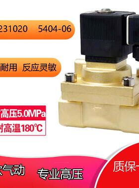 高温先导式高压电磁阀宝德款5404-06二通阀KX5231020船用电磁阀
