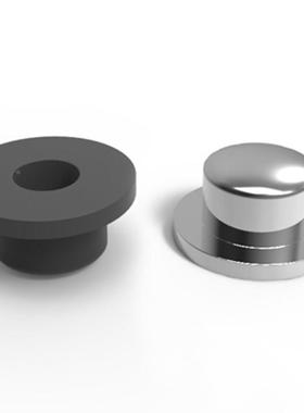 SC101轻触开关按键帽外形直径6×4.6 材料ABS镀铬配6*6微动开关帽